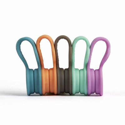 Set of 5 magnetic clips