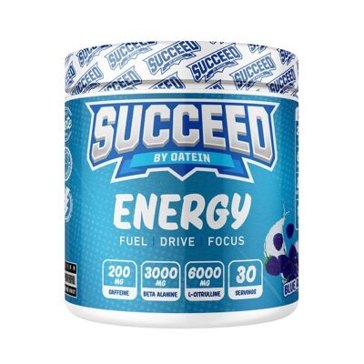 OATEIN SUCCEED PRE-WORKOUT, BLUE RASPBERRY