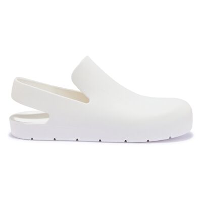 TPR SLING BACK CLOG - WHITE/PU/SYNTHETIC