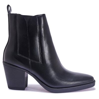 Ankle Boots - BLACK/PU/SYNTHETIC