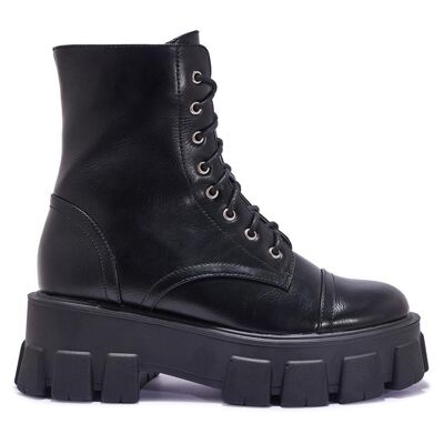 Ankle Boots - BLACK/PU/SYNTHETIC - Z-12