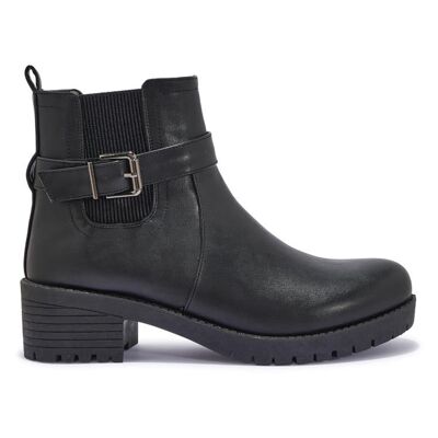 BASIC CHUNKY STRAP DETAIL CHELSEA BOOT - Z-12