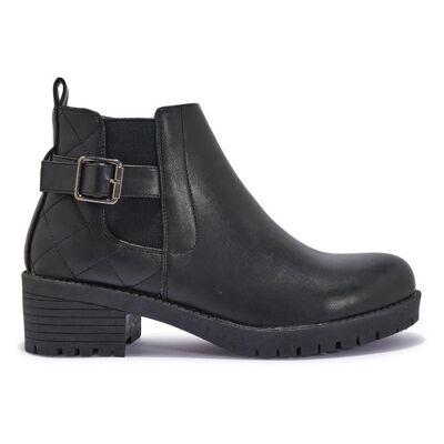 BASIC CHUNKY STRAP CHELSEA BOOT - Z-14