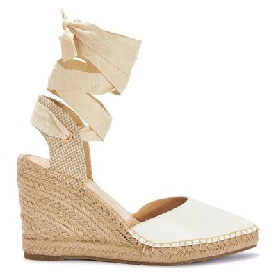 Wedge Sandals - WHITE/PU/SYNTHETIC