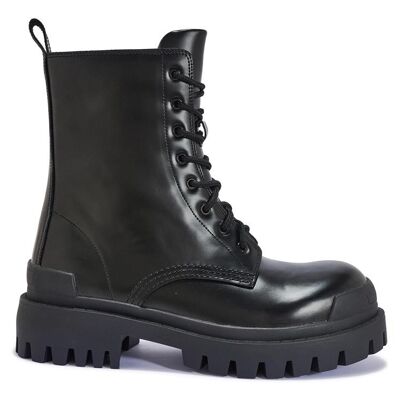 LACE UP CLEATED BOOT