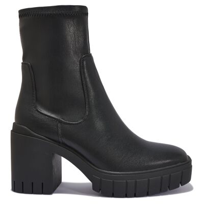 CLEATED SOCK BOOT - BLACK/STRETCH/PU/SYNTHETIC