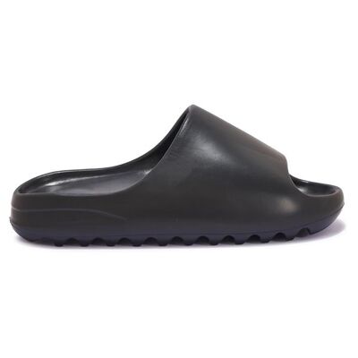 CLEATED SLIP ON MULES - BLACK/EVA/SYNTHETIC - Z-14