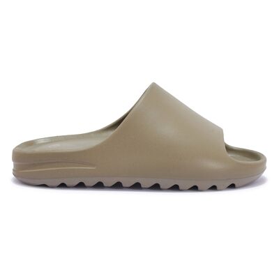 CLEATED SLIP ON MULES - KHAKI/EVA/SYNTHETIC - Z-18 125532