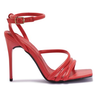 STILETTO TUBE STRAP SANDAL - OXYFIRE/PU/SYNTHETIC