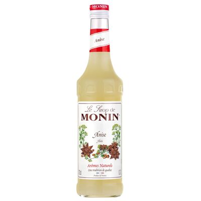 MONIN Sciroppo all'Anice per cocktail o bevande rinfrescanti - Aromi Naturali - 70cl