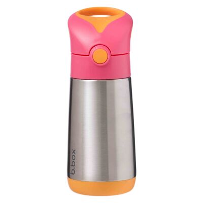 Insulated stainless steel water bottle 350 ml - 12 months + - Strawberry