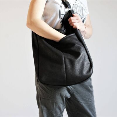 IKS bag black bag / large / hobo / casual bag/ city bag