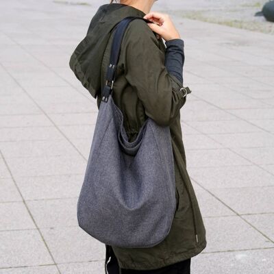 IKS grey bag / vegan bag / shoulder bag