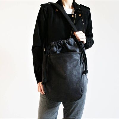 MinIKS vegan vlack / casual bag / suede bag / vegan bag