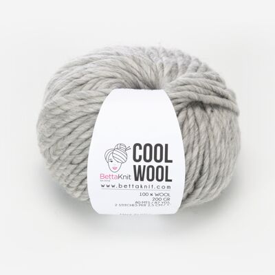 Cool Wool, lana chunky, Stone Grey