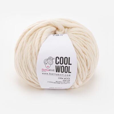 Cool Wool, lana chunky, Milk