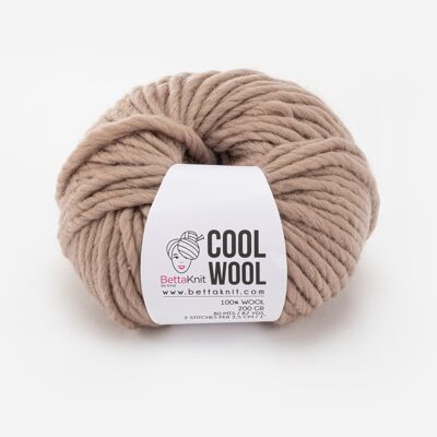 Cool Wool, lana chunky, Beige