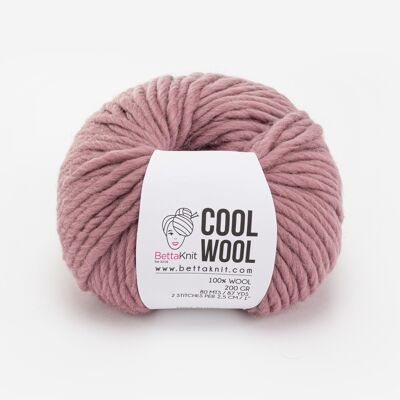 Cool Wool, lana chunky, Mauve