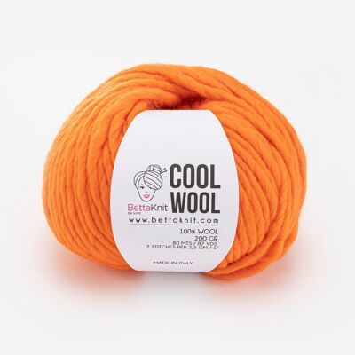 Cool Wool, lana chunky, Orange