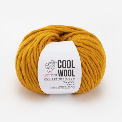Cool Wool, lana chunky, Mustard