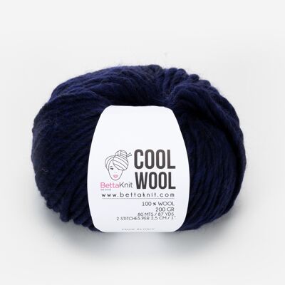 Cool Wool, lana chunky, Night Blue