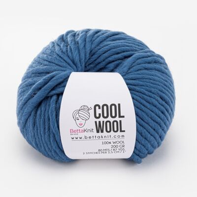 Cool Wool, lana chunky, Classic Blue