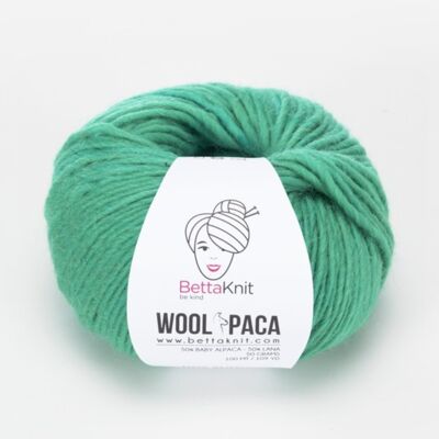 Woolpaca, lana alpaca, Emerald