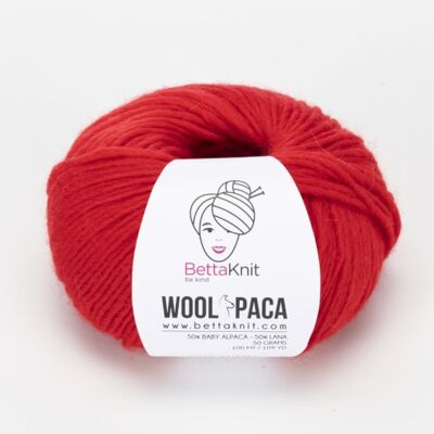 Woolpaca, lana alpaca, Passion Reda