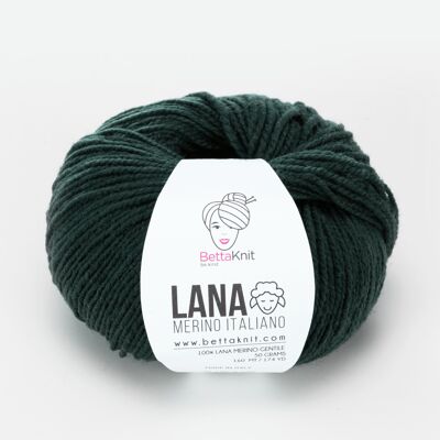 Lana, lana merino, Forest Green