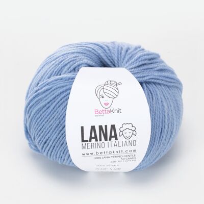 Lana, lana merino, Sky Blue