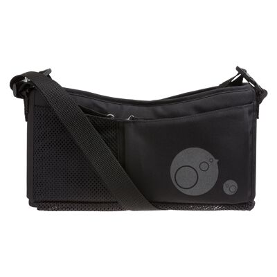 Stroller organizer bag that can be used over the shoulder - Black