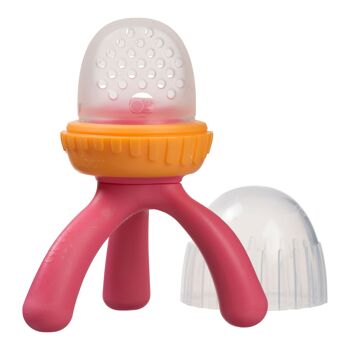 Grignoteuse avec embout silicone sur trepied - Strawberry 1