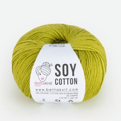 Soy Cotton, filato di cotone e soia, Grass