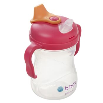 Pack tasse d’apprentissage bébé évolutive de 4 à 12 mois - Raspberry 7