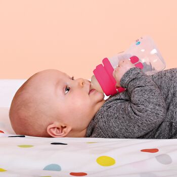 Pack tasse d’apprentissage bébé évolutive de 4 à 12 mois - Raspberry 10