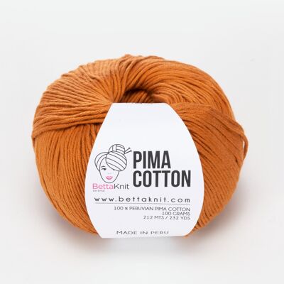 Pima Cotton, 100% cotone, Bronze