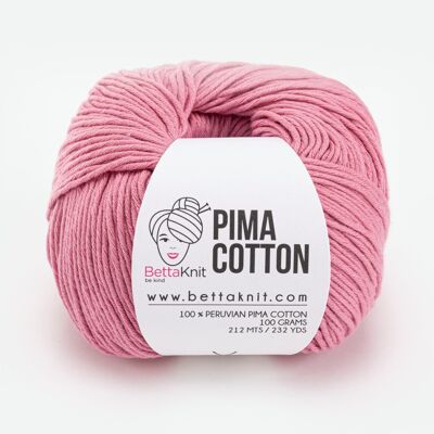 Pima Cotton, 100% cotone, Mellow Rose
