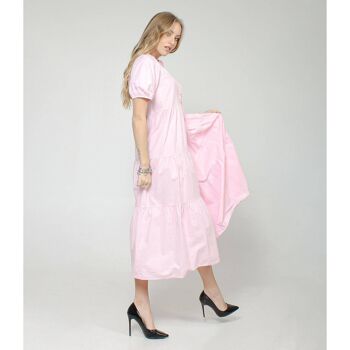 Robe en coton, pour femme, fabriquée en Italie, code 801847 1