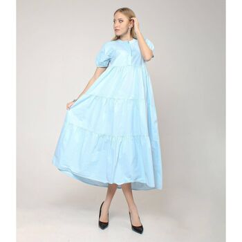 Robe en coton, pour femme, fabriquée en Italie, code 801847 3