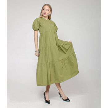 Robe en coton, pour femme, fabriquée en Italie, code 801847 8