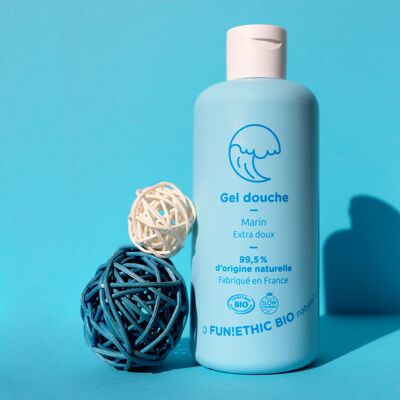 Gel de ducha marino extra suave - Fragancia salina natural 100% natural