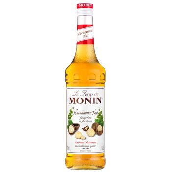 Sirop Saveur Noix de Macadamia MONIN pour boissons chaudes, cocktails ou sodas - Arômes naturels - 70cl 1