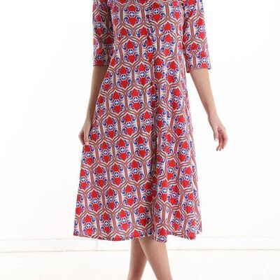 Cotton dress, for women, Made in Italy, art. K5727
