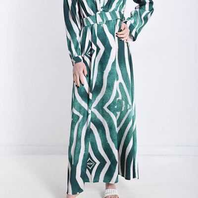 Polyester dress, for women, Made in Italy, art. WO60900-2