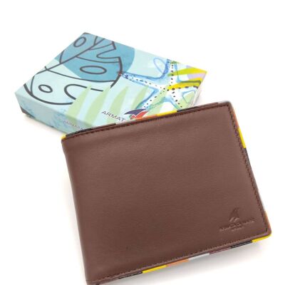 Genuine leather wallet for men, Brand Armata di Mare, art. PDK076-1