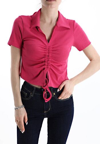 T-shirt en polyester, pour femme, fabriqué en Italie, art. 715128 7