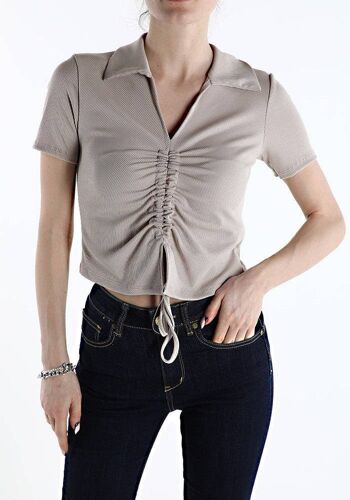 T-shirt en polyester, pour femme, fabriqué en Italie, art. 715128 10