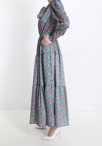 Robe en polyester, pour femme, Made in Italy, art. WO82208 2