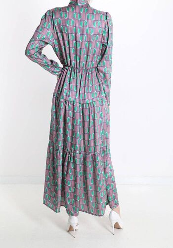 Robe en polyester, pour femme, Made in Italy, art. WO82208 3