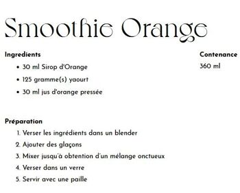 Sirop d'Orange MONIN pour cocktails ou thés glacés - Arômes naturels - 70cl 2